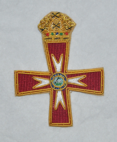 Knights Templar - (GCT / KCT) - Cap Badge - Red version - Click Image to Close